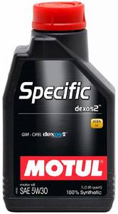 MOTUL SPECIFIC DEXOS2 5w30 1л., спец. для GM, OPEL, SAAB синтетика, масло моторное